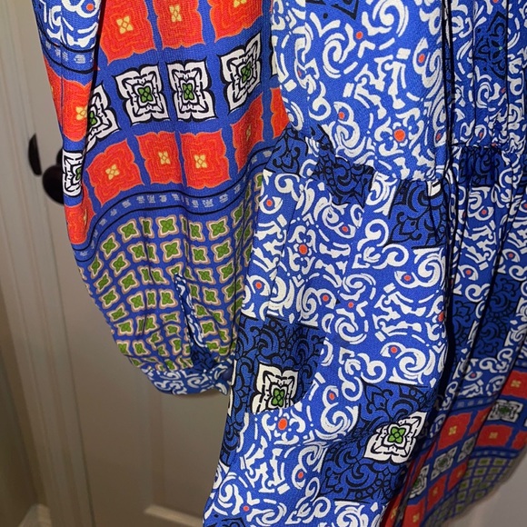 Blue Long Sleeve Romper - Picture 7 of 9